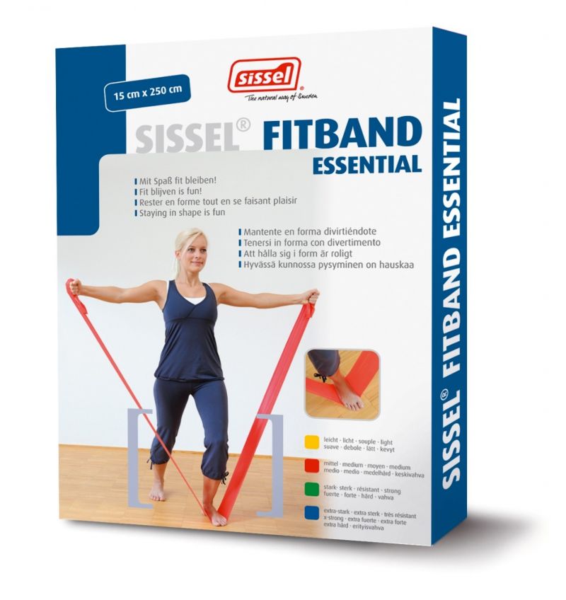 SISSEL®Fitband Essential, yellow, light, 15cm x 2.5m