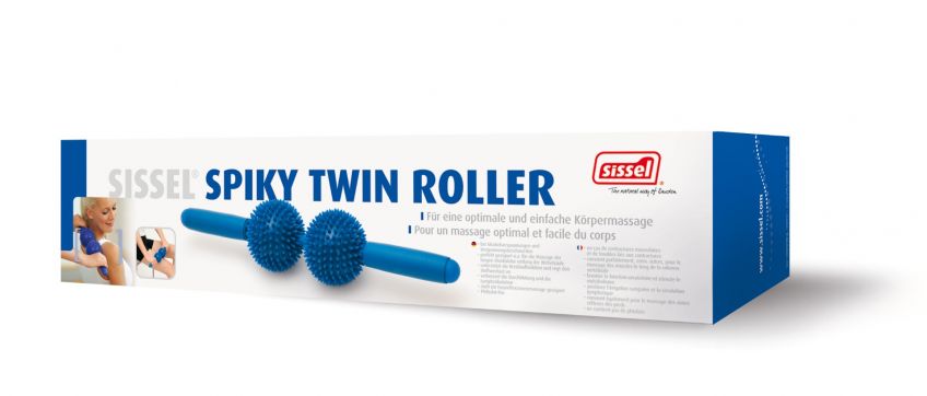 Spiky Twin Roller Blue Massager, by SISSEL®