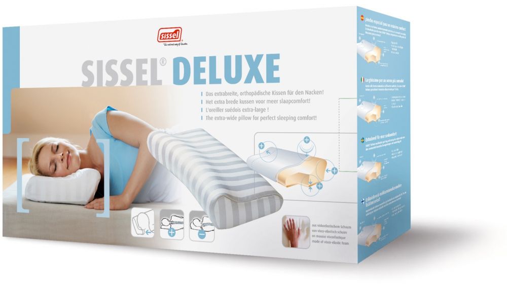 Details about   Sissel Soft-Curve Orthopaedic Pillow with Removable Pillow Case 