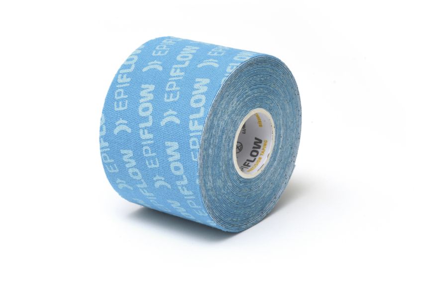 Pack of 6 SISSEL® EPIFLOW Kinesiology Tape, blue, 50mm x 5m