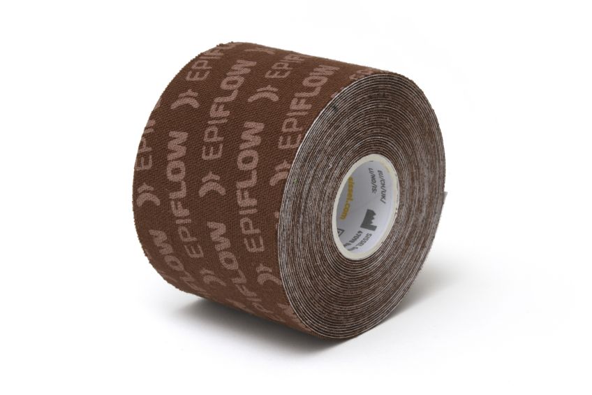 Pack of 6 SISSEL® EPIFLOW Kinesiology Tape, brown, 50mm x 5m
